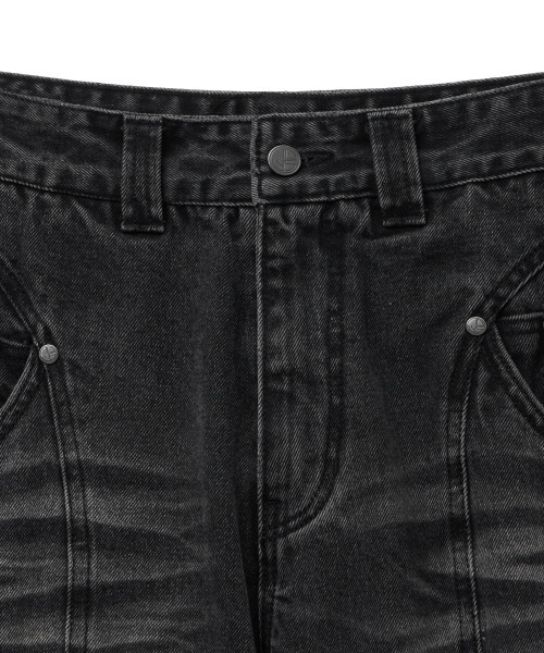 IDWS(アイドンワナセル)の「Pryer Cargo Denim Pants Black(デニムパンツ・レディース・その他・0/1/2)」の14枚目の写真