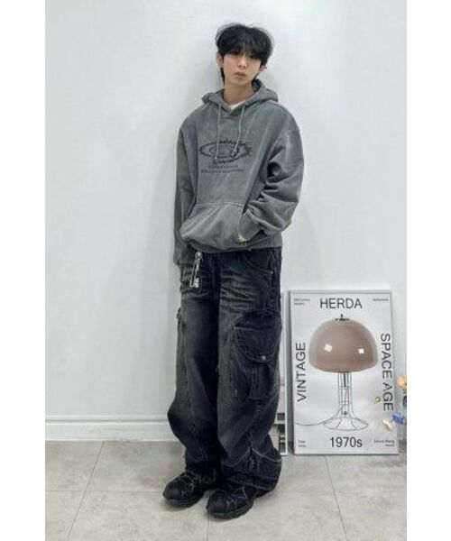 IDWS(アイドンワナセル)の「Pryer Cargo Denim Pants Black(デニムパンツ・レディース・その他・0/1/2)」の4枚目の写真