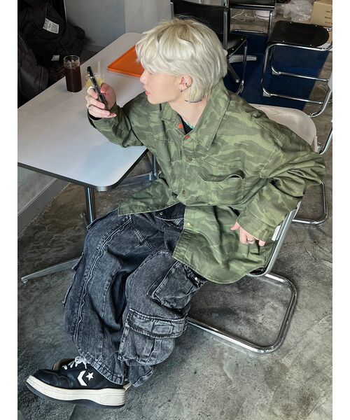 IDWS(アイドンワナセル)の「Pryer Cargo Denim Pants Black(デニムパンツ・レディース・その他・0/1/2)」の6枚目の写真