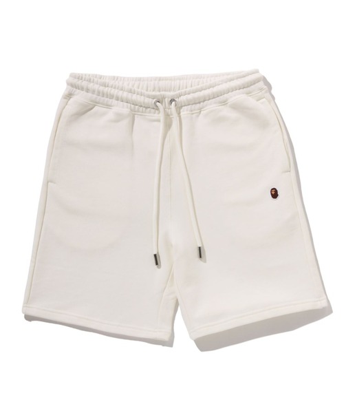 A BATHING APE（アベイシングエイプ）の「ONE POINT REGULAR FIT SWEAT SHORTS（その他パンツ・メンズ・グレー/アイボリー/ブラック/グリーン・SMALL/MEDIUM/X-LARGE/XX-LARGE/LARGE）」の2枚目の写真