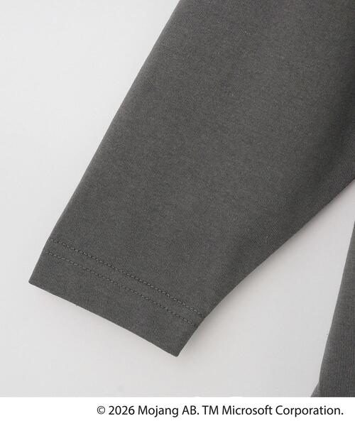 SHOO・LA・RUE（シューラルー）の「【マインクラフト】アソートプリントロンT（Tシャツ/カットソー・キッズ・チャコールグレー/ブラック/ホワイト・10/11/12/13/14/15 ）」の15枚目の写真