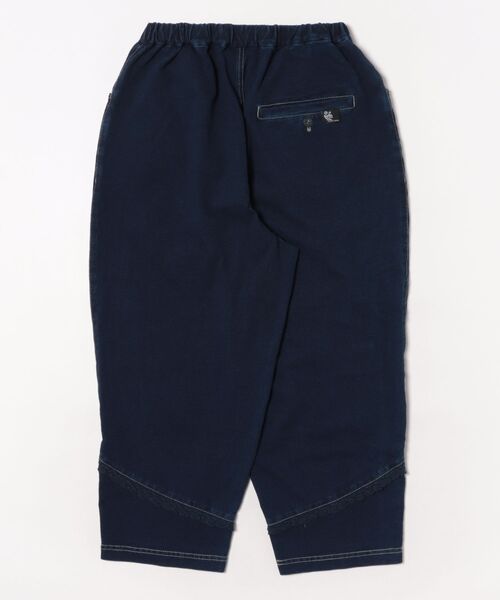 SUPER HAKKA（スーパーハッカ）の「インレイデニムストレッチ＋レース　オーバルパンツ（デニムパンツ・レディース・ネイビー/ブルー・M/S）」の10枚目の写真