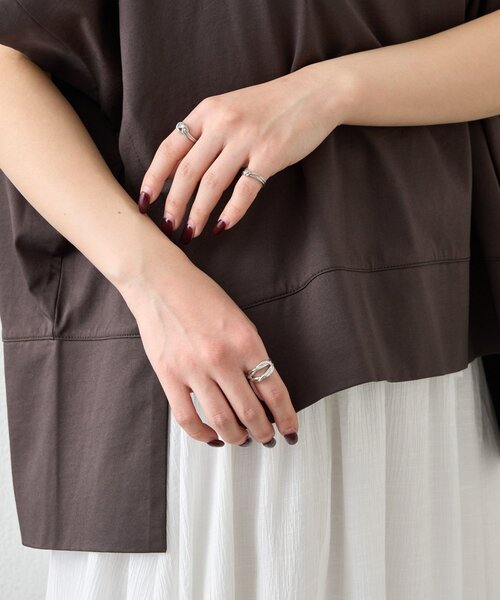 Jena espace merveilleux（ジェナ　エスパスメルヴェイユ）の「ループラインリング（リング・レディース・シルバー/ゴールド・FREE）」の4枚目の写真