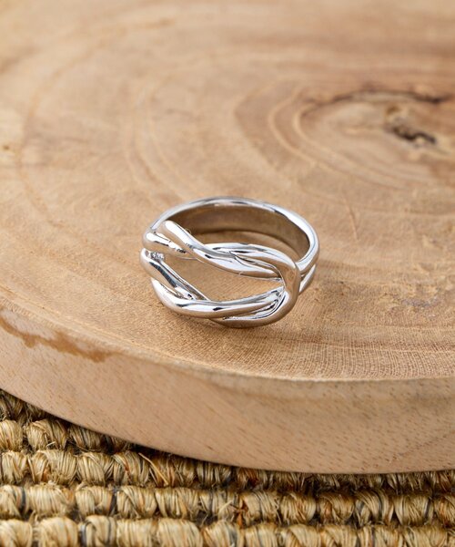 Jena espace merveilleux（ジェナ　エスパスメルヴェイユ）の「ループラインリング（リング・レディース・シルバー/ゴールド・FREE）」の6枚目の写真