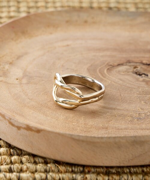 Jena espace merveilleux（ジェナ　エスパスメルヴェイユ）の「ループラインリング（リング・レディース・シルバー/ゴールド・FREE）」の9枚目の写真