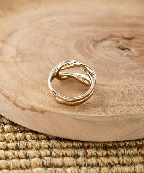 Jena espace merveilleux（ジェナ　エスパスメルヴェイユ）の「ループラインリング（リング・レディース・シルバー/ゴールド・FREE）」の10枚目の写真