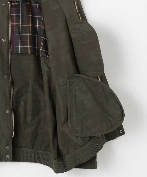 Barbour(バブアー)の「Barbour/バブアー Peached Blouson Transport(ブルゾン・メンズ・オリーブ/ブラック・42/40/38)」の11枚目の写真