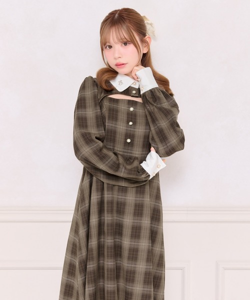 apres jour(アプレジュール)の「【ワンピース別売り】チャーム付きショートボレロブラウス(シャツ/ブラウス・レディース・ブラック系その他/ブラック/ブラウン系その他/オフホワイト・X-LARGE/フリー)」の22枚目の写真