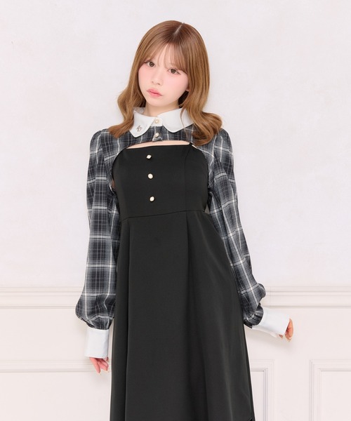 apres jour(アプレジュール)の「【ワンピース別売り】チャーム付きショートボレロブラウス(シャツ/ブラウス・レディース・ブラック系その他/ブラック/ブラウン系その他/オフホワイト・X-LARGE/フリー)」の20枚目の写真