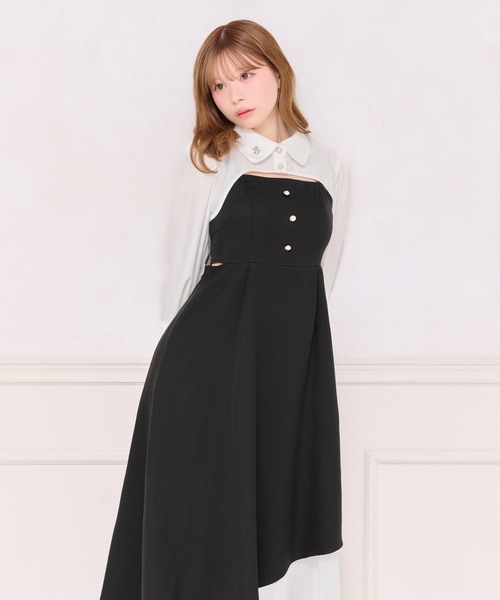 apres jour(アプレジュール)の「【ワンピース別売り】チャーム付きショートボレロブラウス(シャツ/ブラウス・レディース・ブラック系その他/ブラック/ブラウン系その他/オフホワイト・X-LARGE/フリー)」の15枚目の写真