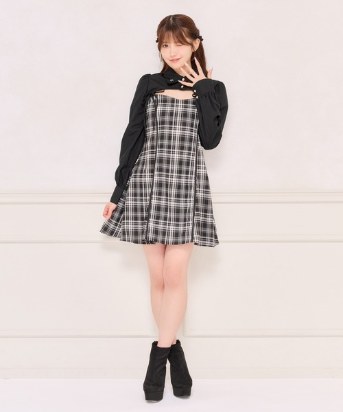 apres jour(アプレジュール)の「【ワンピース別売り】チャーム付きショートボレロブラウス(シャツ/ブラウス・レディース・ブラック系その他/ブラック/ブラウン系その他/オフホワイト・X-LARGE/フリー)」の11枚目の写真