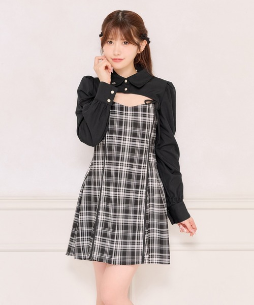 apres jour(アプレジュール)の「【ワンピース別売り】チャーム付きショートボレロブラウス(シャツ/ブラウス・レディース・ブラック系その他/ブラック/ブラウン系その他/オフホワイト・X-LARGE/フリー)」の9枚目の写真