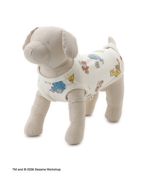 gelato pique(ジェラートピケ)の「【SESAME STREET】【CAT&DOG】カットソープルオーバー(リード/ハーネス/首輪・レディース・オフホワイト・S/M/L)」の9枚目の写真
