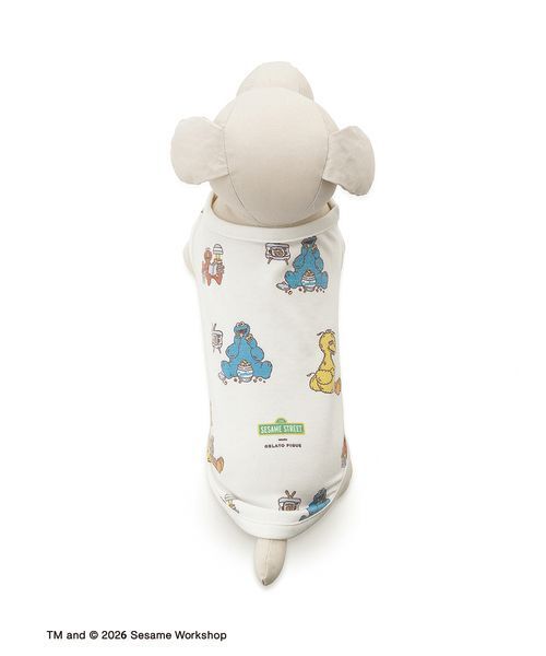 gelato pique(ジェラートピケ)の「【SESAME STREET】【CAT&DOG】カットソープルオーバー(リード/ハーネス/首輪・レディース・オフホワイト・S/M/L)」の13枚目の写真