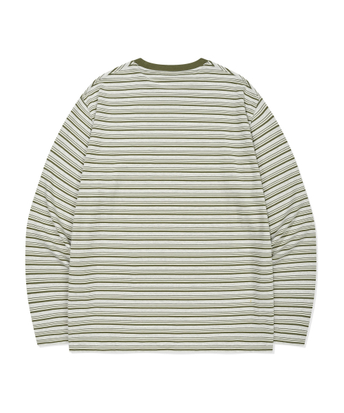 Wacky WiLLy(ワッキーウィリー)の「ストライプロングスリーブオートミール(Tシャツ/カットソー・レディース・その他・SMALL/MEDIUM/LARGE/X-LARGE)」の3枚目の写真