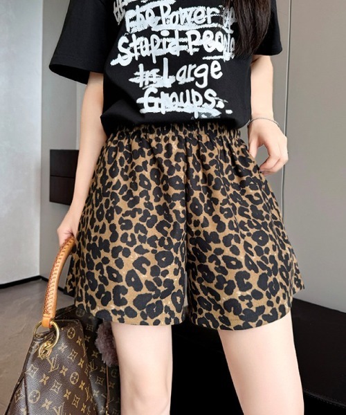 セール】レオパード柄ショートパンツ（デニムパンツ）｜Ritzy