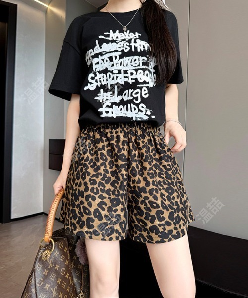 セール】レオパード柄ショートパンツ（デニムパンツ）｜Ritzy