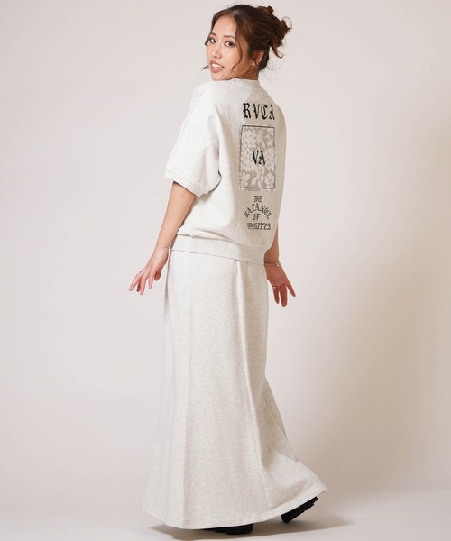 RVCA(ルーカ)の「RVCA/ルーカ レディース 半袖 Tシャツ スウェット BG043003(スウェット・レディース・ブラック/ストーン/オフホワイト・S/M)」の14枚目の写真