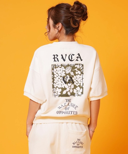 RVCA(ルーカ)の「RVCA/ルーカ レディース 半袖 Tシャツ スウェット BG043003(スウェット・レディース・ブラック/ストーン/オフホワイト・S/M)」の8枚目の写真