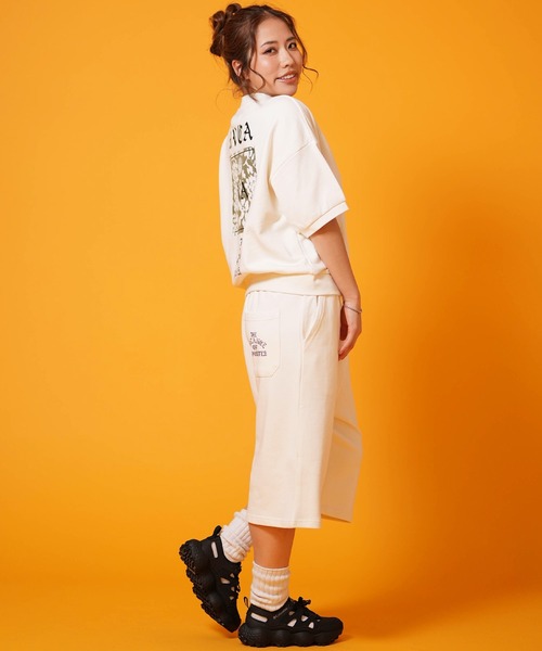 RVCA(ルーカ)の「RVCA/ルーカ レディース 半袖 Tシャツ スウェット BG043003(スウェット・レディース・ブラック/ストーン/オフホワイト・S/M)」の9枚目の写真