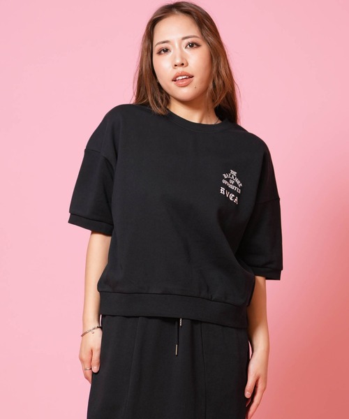 RVCA(ルーカ)の「RVCA/ルーカ レディース 半袖 Tシャツ スウェット BG043003(スウェット・レディース・ブラック/ストーン/オフホワイト・S/M)」の16枚目の写真