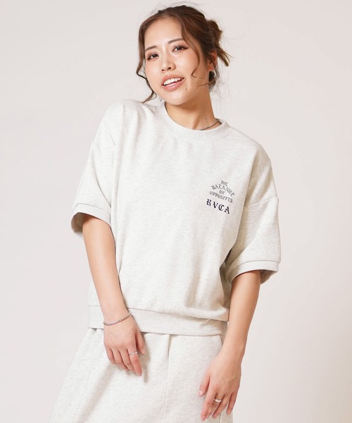RVCA(ルーカ)の「RVCA/ルーカ レディース 半袖 Tシャツ スウェット BG043003(スウェット・レディース・ブラック/ストーン/オフホワイト・S/M)」の10枚目の写真