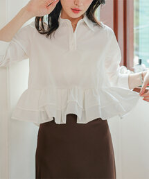 フリル ブラウス 長袖」に該当するファッション通販 - ZOZOTOWN