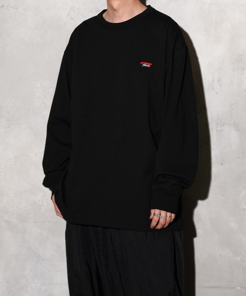 NANGA(ナンガ)の「NANGA / ナンガ ECO HYBRID BOX LOGO EMBROIDERY L/S TEE (UNISEX) エコハイブリッド ボックスロゴ エンブロイダリー ロングスリーブTシャツ(Tシャツ/カットソー・メンズ・ホワイト/ネイビー/ブラック・MEDIUM/LARGE/X-LARGE)」の5枚目の写真