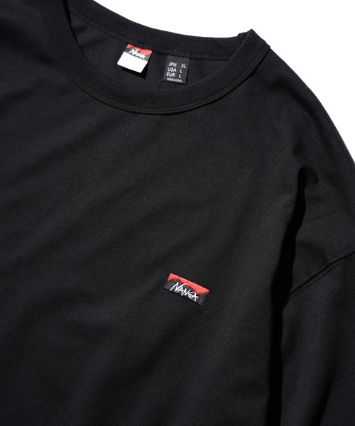 NANGA(ナンガ)の「NANGA / ナンガ ECO HYBRID BOX LOGO EMBROIDERY L/S TEE (UNISEX) エコハイブリッド ボックスロゴ エンブロイダリー ロングスリーブTシャツ(Tシャツ/カットソー・メンズ・ホワイト/ネイビー/ブラック・MEDIUM/LARGE/X-LARGE)」の18枚目の写真