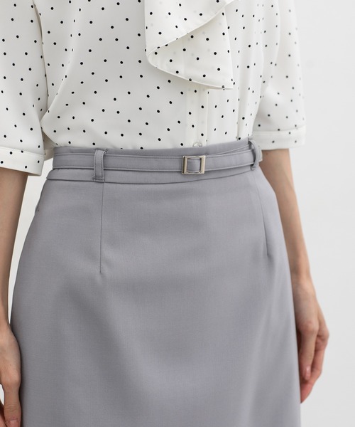 Honeys(ハニーズ)の「【ストレッチ・ウォッシャブル・イージーケア・接触冷感】ベルト付タイトスカート(スカート・レディース・杢グレー/ライトグレー系/ネイビー/ブラック・LL/3L/S/M/L)」の22枚目の写真