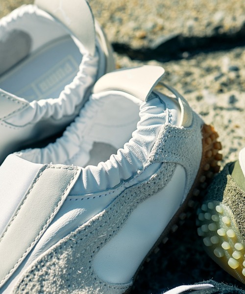 PUMA(プーマ)の「MOSTRO MOVE WNS 405131-01(スリッポン・レディース・ホワイト・25.5cm/25.0cm/24.5cm/24.0cm/23.5cm/23.0cm/22.5cm/26.0cm)」の5枚目の写真