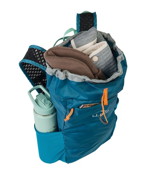 L.L.Bean(エルエルビーン)の「ストアウェイ・ウルトラライト・ドローコード・デイ・パック(バックパック/リュック・レディース・ブルーグリーン/ネイビー/ブラック・ONE SIZE)」の6枚目の写真