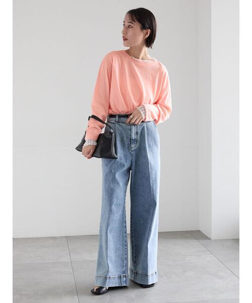 Te chichi（テチチ）の「Tメタルワンハンドルバッグ（ハンドバッグ・レディース・ブラック/オフホワイト・F）」の7枚目の写真