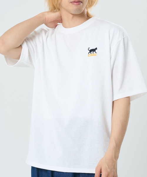 CORISCO(コリスコ)の「チルムーンアニマル柄TEE(M1)(Tシャツ/カットソー・メンズ・ホワイト/チャコールグレー/オートミール/ブラック・MEDIUM/X-LARGE/LARGE)」の6枚目の写真