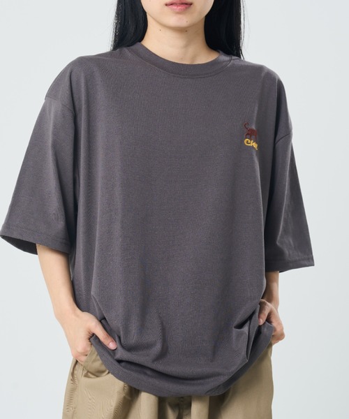 CORISCO(コリスコ)の「チルムーンアニマル柄TEE(M1)(Tシャツ/カットソー・メンズ・ホワイト/チャコールグレー/オートミール/ブラック・MEDIUM/X-LARGE/LARGE)」の15枚目の写真