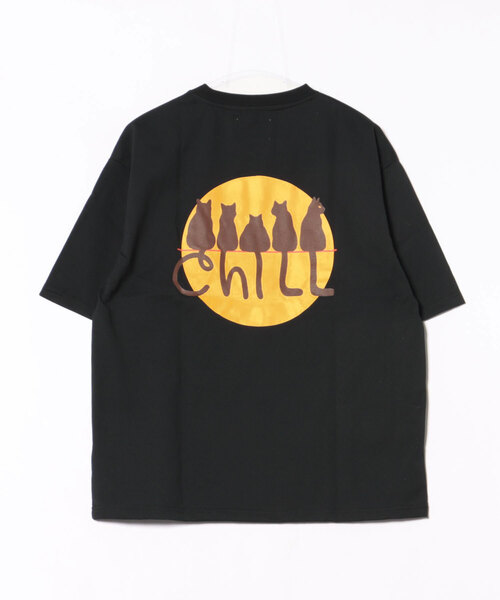 CORISCO(コリスコ)の「チルムーンアニマル柄TEE(M1)(Tシャツ/カットソー・メンズ・ホワイト/チャコールグレー/オートミール/ブラック・MEDIUM/X-LARGE/LARGE)」の13枚目の写真