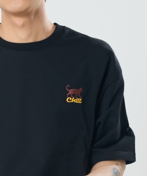 CORISCO(コリスコ)の「チルムーンアニマル柄TEE(M1)(Tシャツ/カットソー・メンズ・ホワイト/チャコールグレー/オートミール/ブラック・MEDIUM/X-LARGE/LARGE)」の12枚目の写真