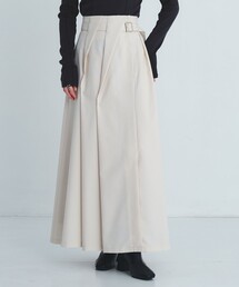 スラントタックホールアシメフレアスカート|ウォッシャブル/オフィスカジュアル/防シワ/細見え/春服