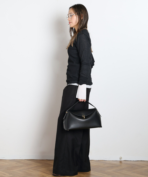 EVERYDAY I LIKE.（エヴリディアイライク）の「*TOTAN シアーTシャツ（Tシャツ/カットソー・レディース・ホワイト/ブラック・FREE）」の11枚目の写真