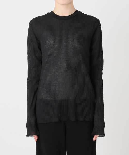 EVERYDAY I LIKE.（エヴリディアイライク）の「*TOTAN シアーTシャツ（Tシャツ/カットソー・レディース・ホワイト/ブラック・FREE）」の19枚目の写真