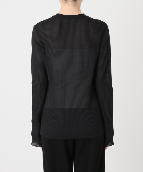 EVERYDAY I LIKE.（エヴリディアイライク）の「*TOTAN シアーTシャツ（Tシャツ/カットソー・レディース・ホワイト/ブラック・FREE）」の21枚目の写真