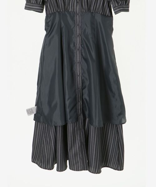 MAJESTIC LEGON（マジェスティックレゴン）の「サイドレースアップシャツワンピース（シャツワンピース・レディース・ブラック/ブラック系その他/ブラック系その他2/ホワイト系その他/ホワイト系その他2・LARGE/X-SMALL/MEDIUM/SMALL）」の22枚目の写真