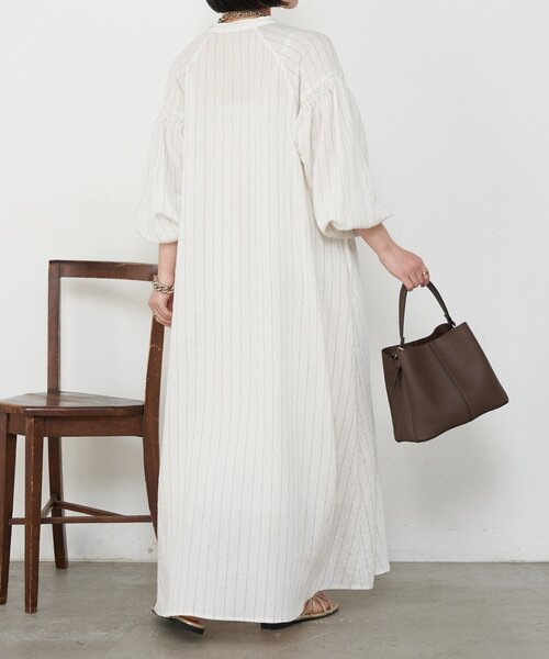 Jena espace merveilleux（ジェナ　エスパスメルヴェイユ）の「ストライプワンピ（ワンピース・レディース・アイボリー・FREE）」の22枚目の写真