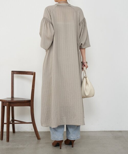 Jena espace merveilleux（ジェナ　エスパスメルヴェイユ）の「ストライプワンピ（ワンピース・レディース・アイボリー・FREE）」の3枚目の写真