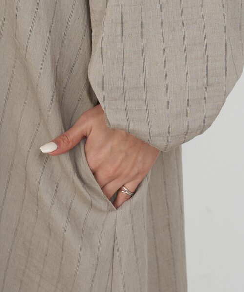 Jena espace merveilleux（ジェナ　エスパスメルヴェイユ）の「ストライプワンピ（ワンピース・レディース・アイボリー・FREE）」の13枚目の写真