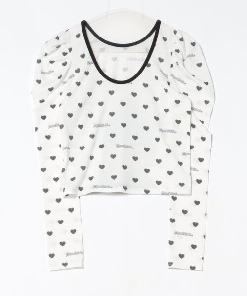 Heather（ヘザー）の「【モンチッチ×Heather】ハートシアーTEE　659562（Tシャツ/カットソー・レディース・レッド/ブラック・FREE）」の21枚目の写真