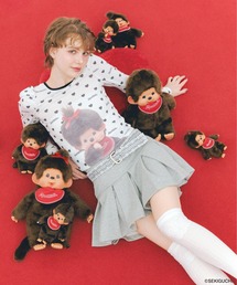Heather | 【モンチッチ×Heather】ハートシアーTEE 659562(Tシャツ/カットソー)