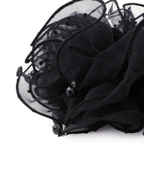 VIS（ビス）の「シアードットボリュームシュシュ（シュシュ・レディース・ホワイト/ブラック・FREE）」の14枚目の写真