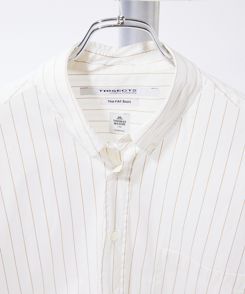 JOURNAL STANDARD(ジャーナルスタンダード)の「THOMAS MASON / トーマスメイソン ファットシルエット ボタンダウンシャツ(シャツ/ブラウス・メンズ・カーキ/イエロー/ホワイト/ライトグレー・LARGE/MEDIUM)」の7枚目の写真