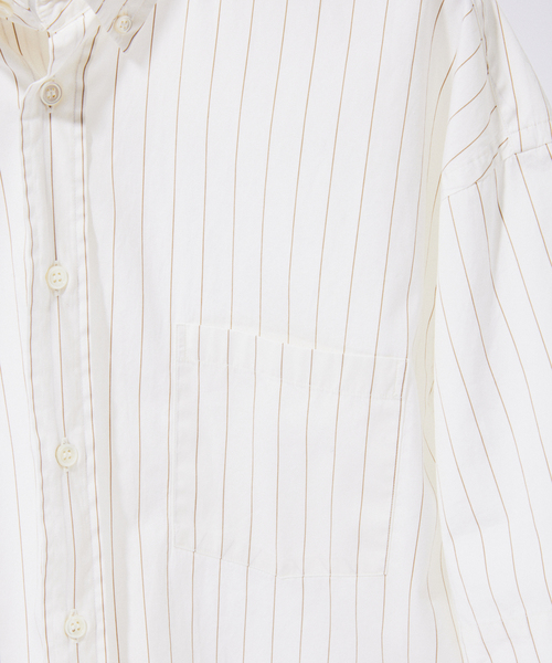 JOURNAL STANDARD(ジャーナルスタンダード)の「THOMAS MASON / トーマスメイソン ファットシルエット ボタンダウンシャツ(シャツ/ブラウス・メンズ・カーキ/イエロー/ホワイト/ライトグレー・LARGE/MEDIUM)」の8枚目の写真